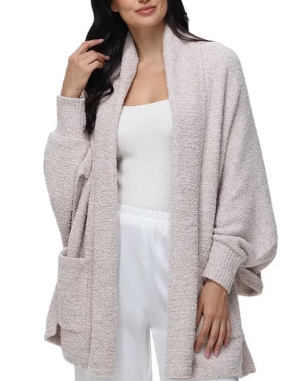 525 Fuzzy Warm Cape Wrap S/M Winter Cozy Loungewear Holiday Comfy Wrap Blanket